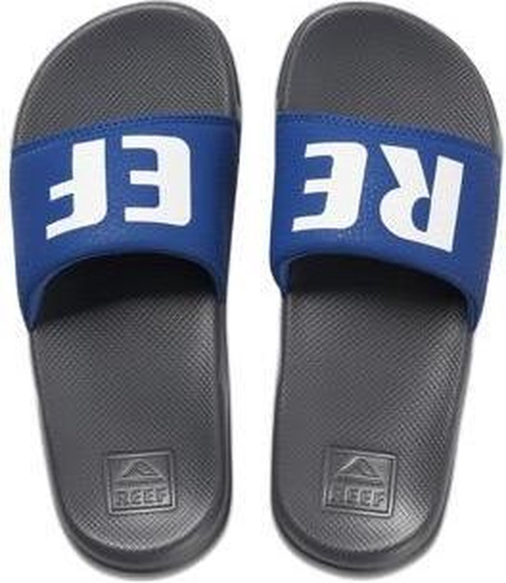 Reef Kids One Slide - Maat 31.32 - Jongens Slippers - Grey/Blue