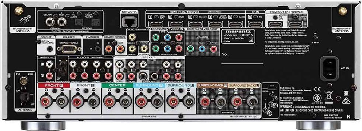 Marantz SR5015 zilvergoud Surround receiver
