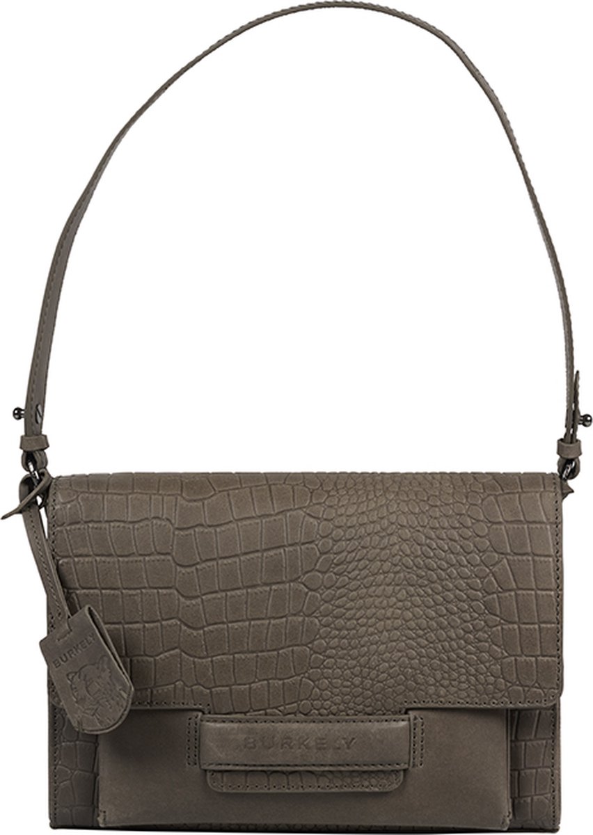 Burkely Casual Carly Dames Schoudertas Satchel - Grijs