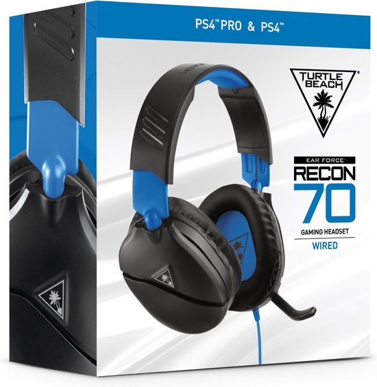Turtle Beach Recon 70P - Gaming Headset - PS4, Nintendo Switch, Xbox One, PC &amp; Mobile - Zwart