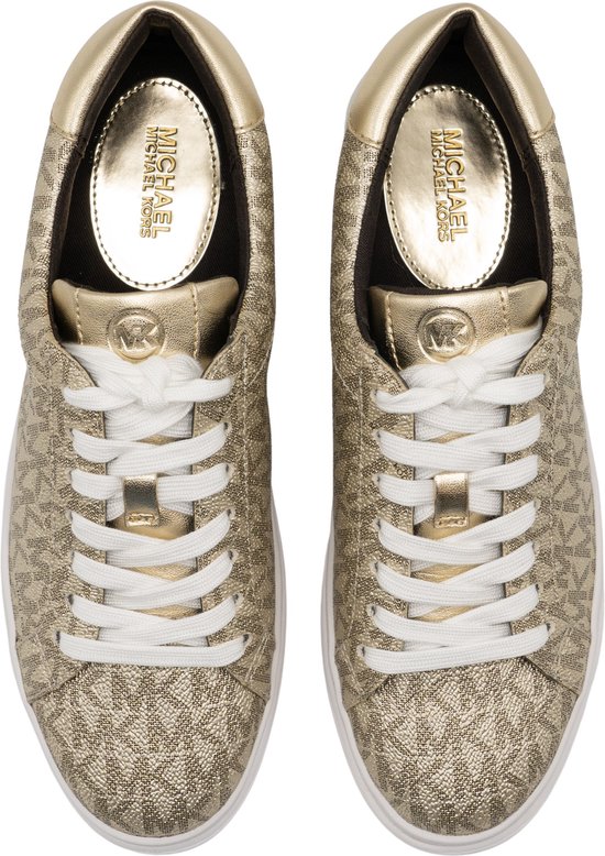 Michael Kors - Maat 41 - Chapman Lace Up Dames Sneakers - Goud