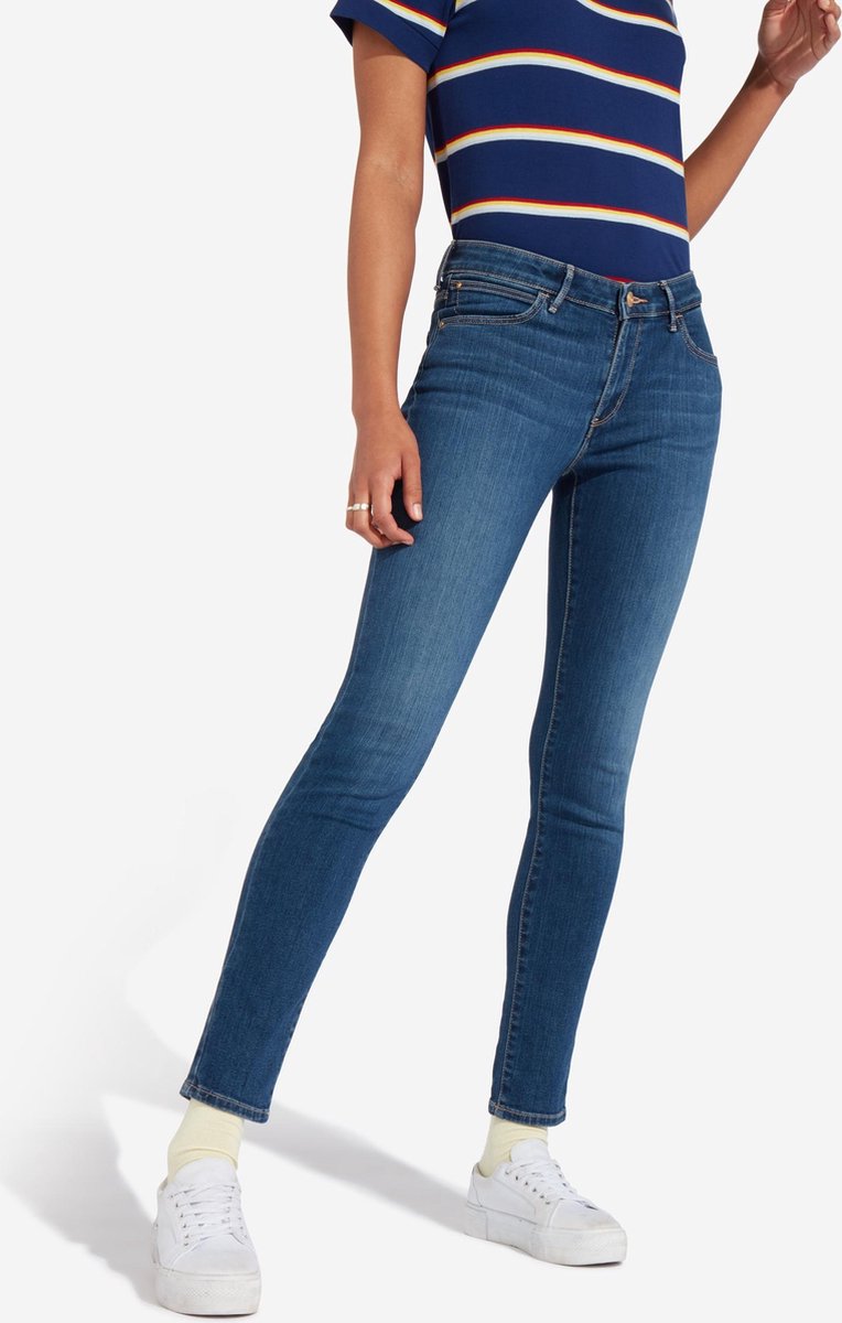 Wrangler - Maat W25 X L32 - Skinny fit Dames Jeans