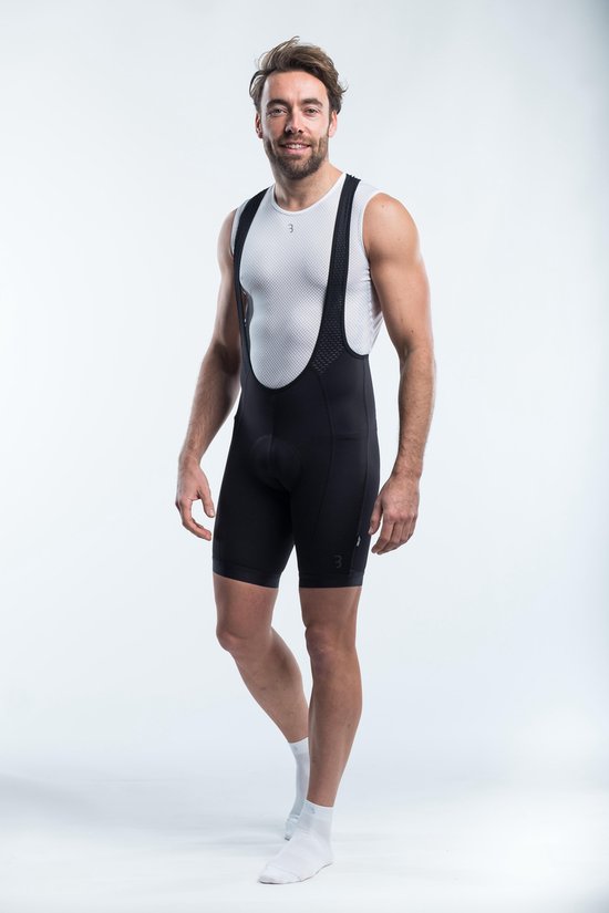 BBB Cycling PowerFit Bib Shorts - maat L - Fietsbroek kort- Heren - Zwart