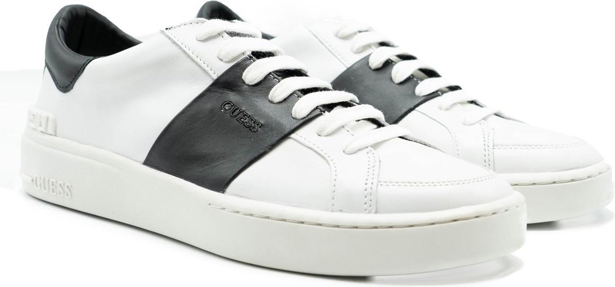 GUESS Verona Stripe Heren Sneakers - 43 - Wit