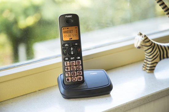 Fysic FX-5500 Big button Dect Telefoon - Knipperende display- en toetsverlichting bij inkomend gespr