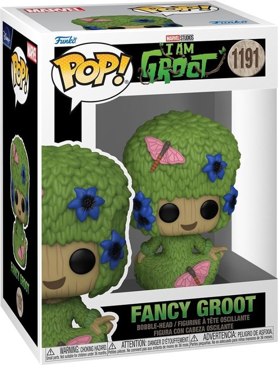 Funko Pop #1191 Funko Fancy Groot - Funko Pop! - I Am Groot Figuur