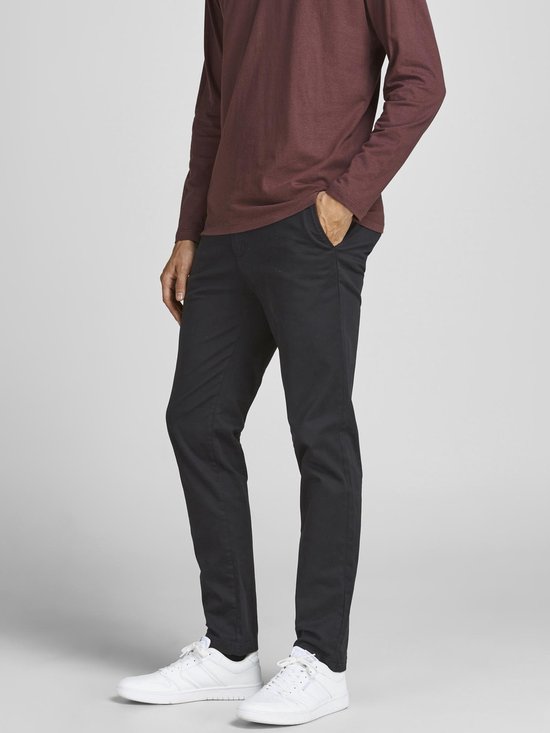 JACK&JONES - Maat W30 X L34 - JPSTMARCO JJBOWIE SA BLACK NOOS Heren Broek