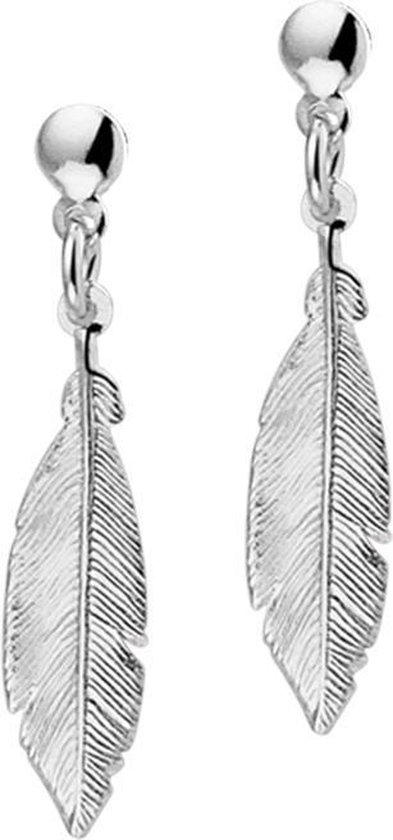 The Jewelry Collection -  Oorhangers Veer - Zilver