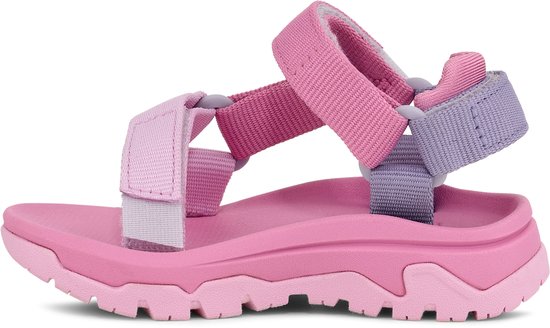 sandal, sandal met klittenband, vrouwen, kinder, pink/paarse sandaal