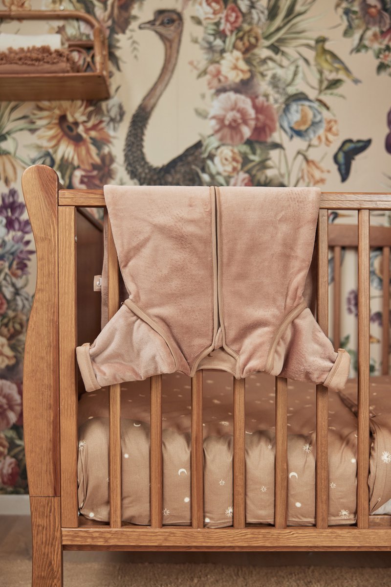 Jollein Baby Winterslaapzak met Afritsbare Mouw 70cm Velvet - Biscuit