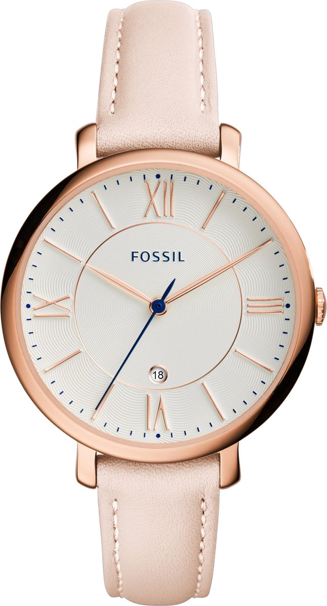 horloge, watch, roodgoud, rosegold, lederen band