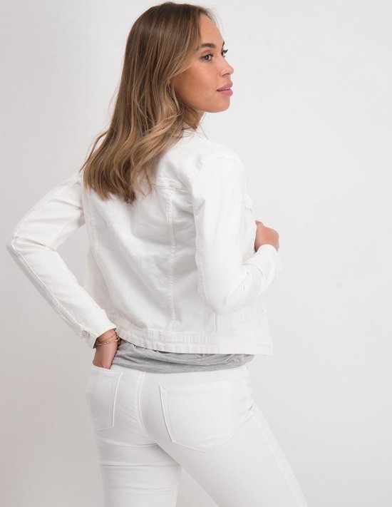 ONLY - Maat L (40) - Dames Jas - Wit