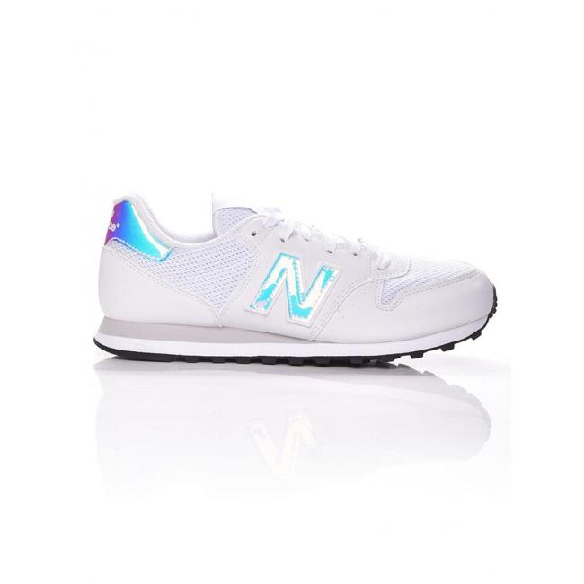 New Balance - Maat 39 - 500 Dames Sneakers - White/Blue