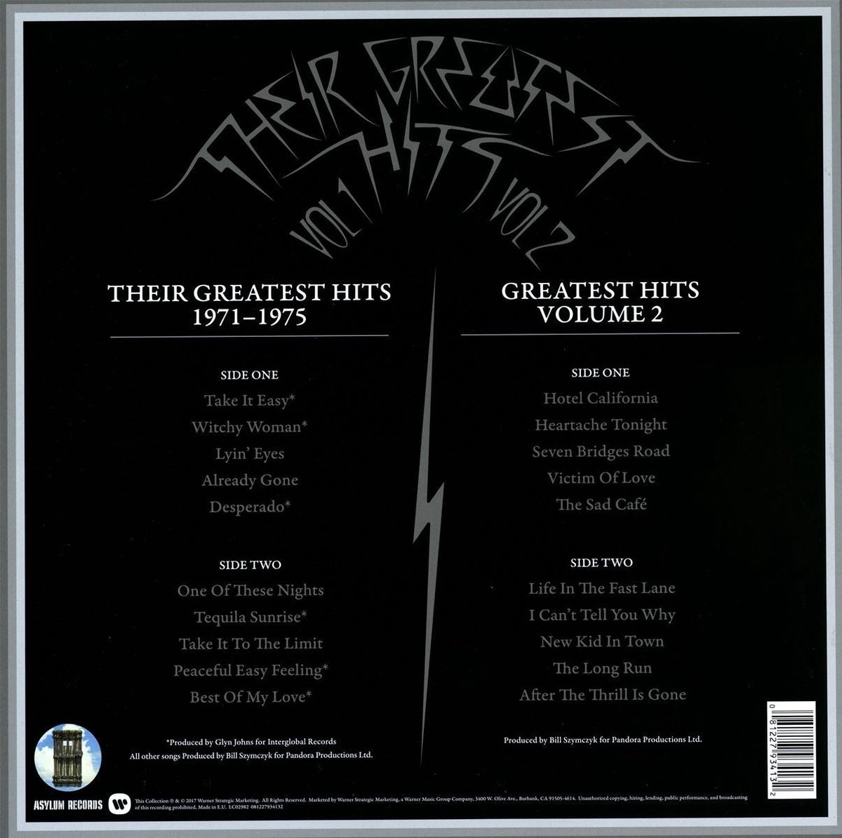 Eagles - Their Greatest Hits Vol. 1 & 2 (2LP)