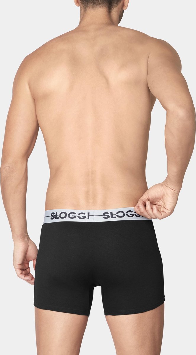 Sloggi Men Go 3Pack Short Zwart-XL (7)