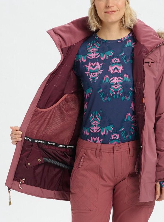 Burton Lelah Dames Ski jas - Maat XS - Brown