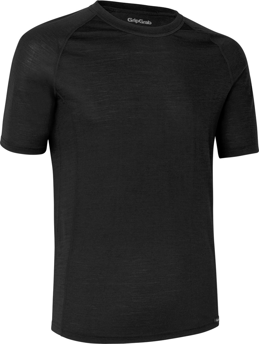 t-shirt, short sleeve, black, crew neck, plain