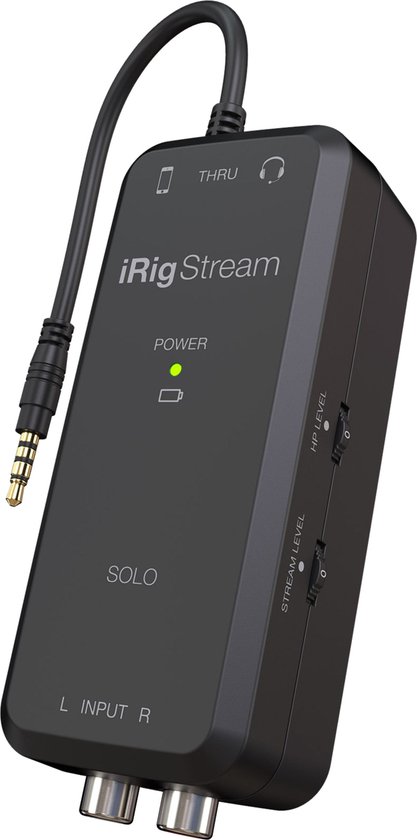 IK Multimedia iRig Stream Solo Audio-Interface - USB-Interface