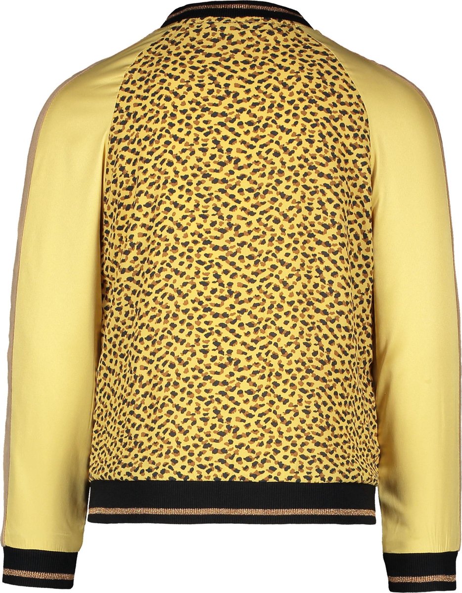 Like Flo Kids Meisjes Jas - Maat 110 - Polyester - Rits - Crepe - Normaal - Vrouwen - Steekzakken -