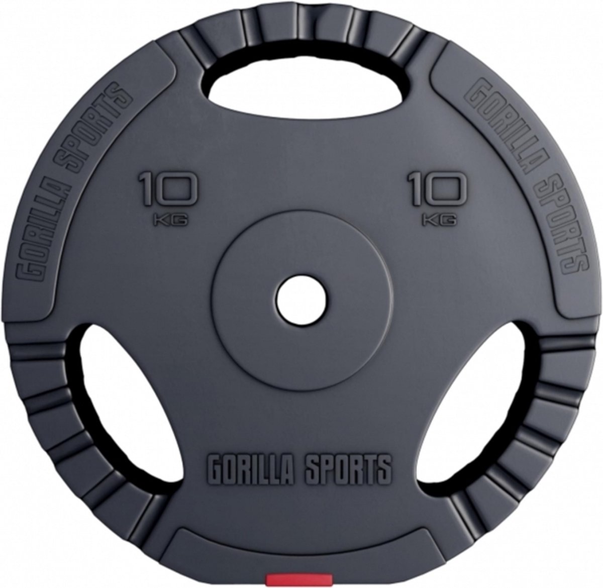 dumbbell plaat, 10 kg plaat, gewichtplaat, gym accessoire, GORILLA SPORTS
