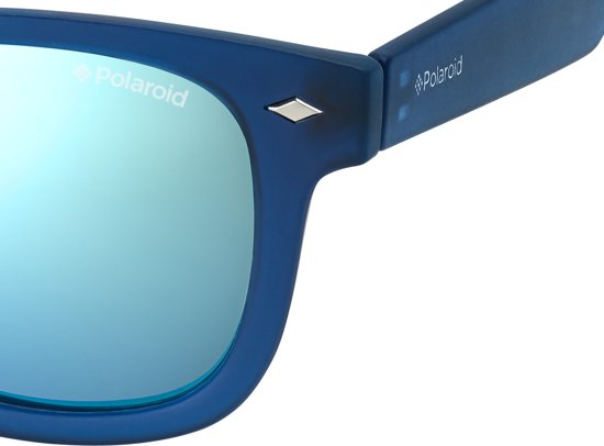 Polaroid Blue Transparant Gepolariseerde Kinder Zonnebril PLD8009.N.UJO.45JY