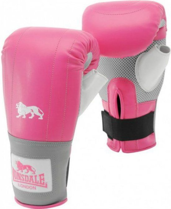 Pro Training Bag Mitt Pink/Grey Lxl