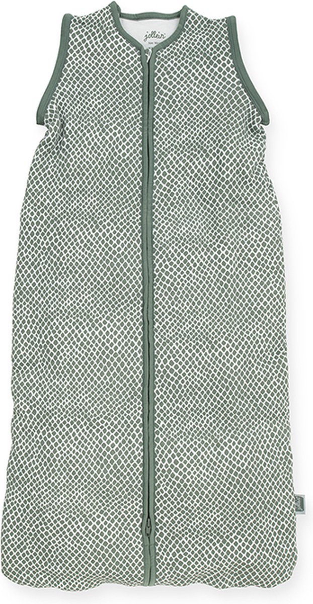 Jollein Baby Slaapzak 70cm Snake - Met Afritsbare Mouw - Ash Green