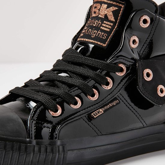 British Knights Dames Lak Sneakers - Zwart - Maat 38
