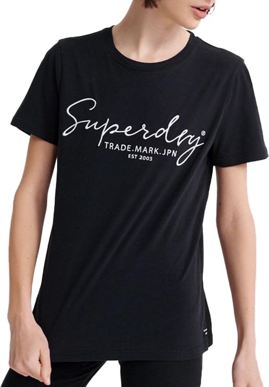 Superdry Alice Script Dames T-shirt - Maat S