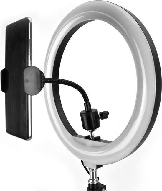 Selfie Ringlamp 26 Cm Met Statief 210cm