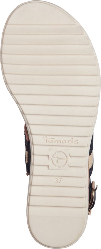 Tamaris Essentials - maat 36 - Dames Sandalen - BLACK COMB