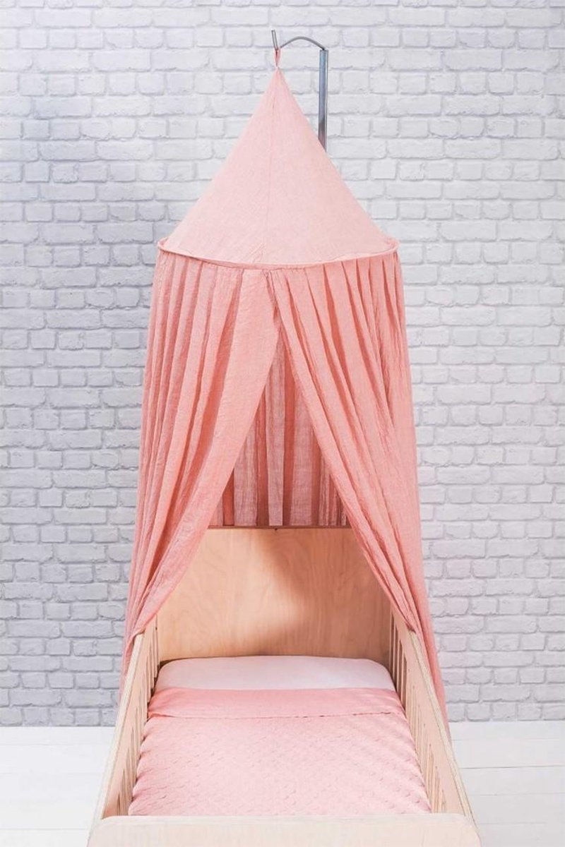 Jollein Klamboe Vintage 245cm - Blush Pink