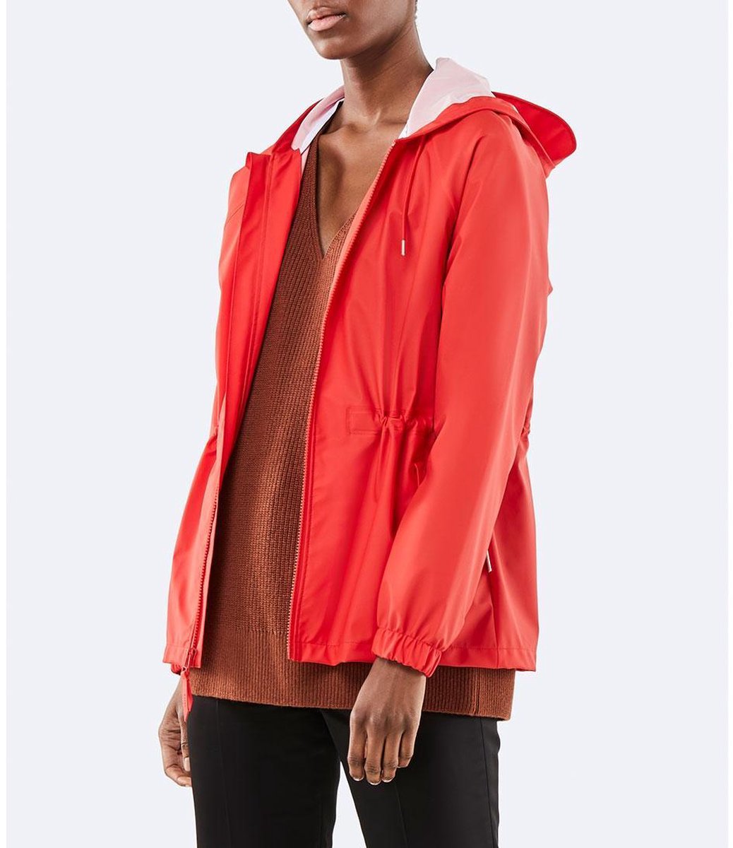 Rains - Maat XXS - W Jacket 1268 Regenjas Vrouwen - Rood