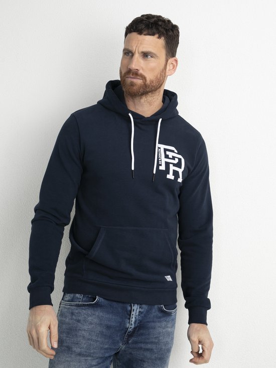 Petrol Industries - Heren Hoodie Met Rits - Blauw - Maat XXL