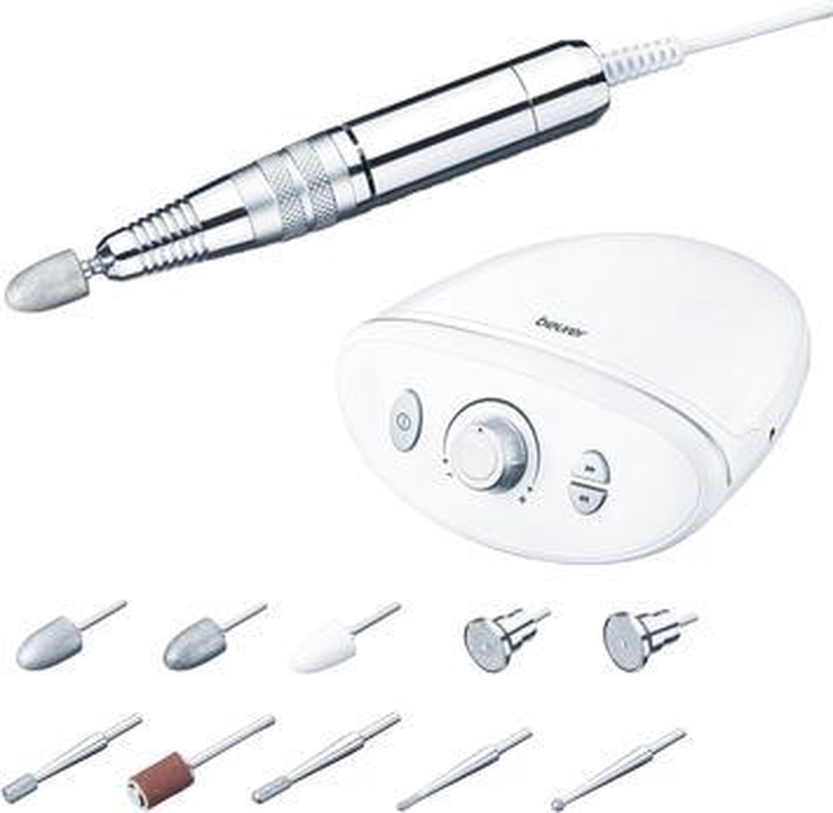 Beurer MP100 - Manicure/pedicuresset - 10 opzetstukken - Semi professioneel