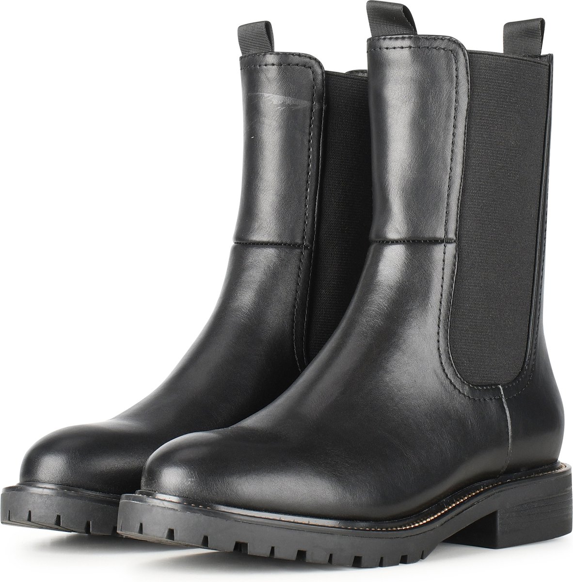 POSH by Poelman - maat 38- LEA Dames Chelsea Laarzen - Zwart