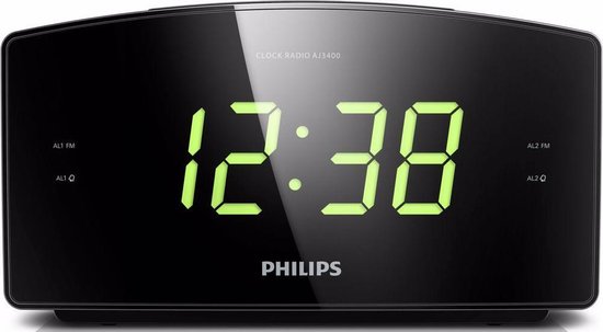 Philips AJ3400 - Wekkerradio - Zwart