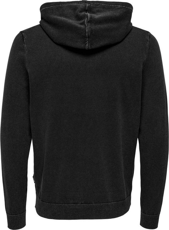 ONLY & SONS - Maat XL - ONSLIAM REG 12 WASH HOOD CARD KNIT Heren Vest