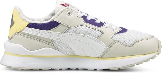 PUMA R78 FUTR -maat 40- Unisex Sneakers - Puma White-Nimbus Cloud-Prism Violet