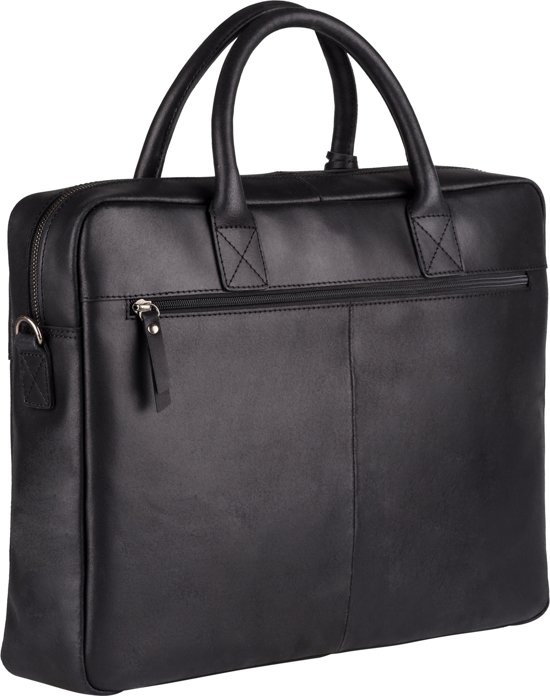 BURKELY Unisex Bart Laptoptas - 15,6 inch - Zwart