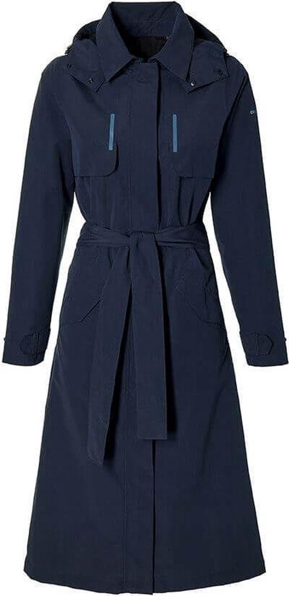 Basil Mosse Dames Regenjas - Blauw - Maat XL