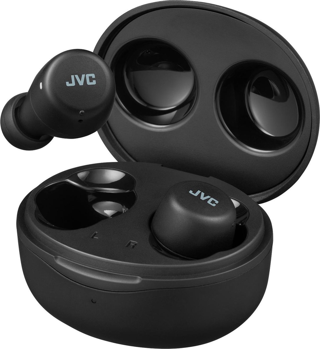 HA-A5T-BN-E JVC Headphone Gumy Zwart