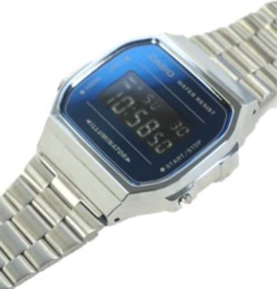 Casio Casio Collection Vintage A168WEM-2BEF Horloge - Staal - Zilverkleurig - Ø 35 mm