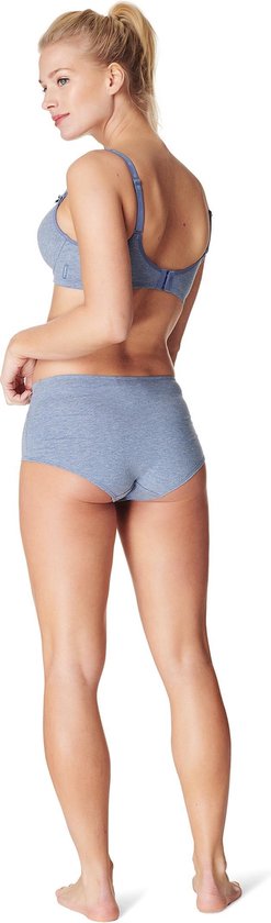 Noppies Voedingsbeha - 80E - Cotton Comfort - Blue Melange