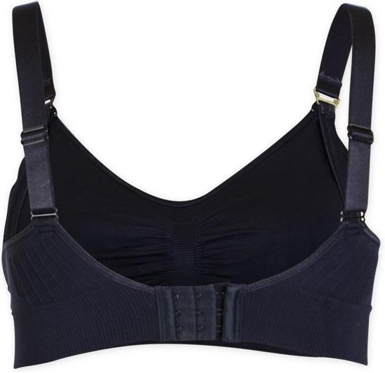 Carriwell - Maat M - Naadloze Padded Voedingsbh - Black