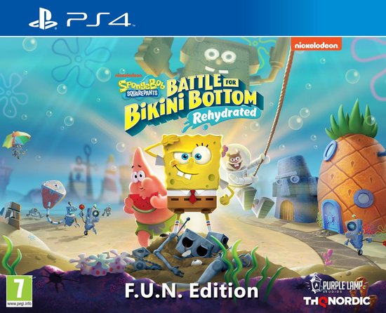 Spongebob SquarePants Battle for Bikini Bottom - Rehydrated - F.U.N Edition - PS4