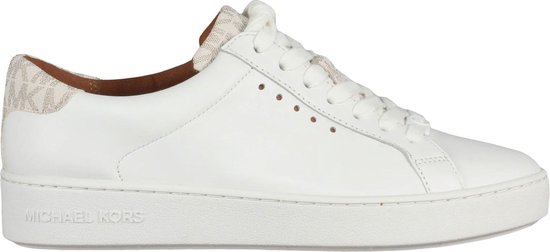 Michael Kors Irving Lace Up - 40 - Dames Sneakers - Wit/Beige