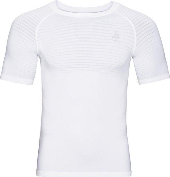 Odlo Bl Top Crew Neck S/S Performance Light - XL - Heren Sportshirt - White