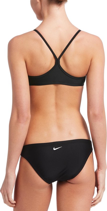 Nike - Maat S - Swim Racerback Bikini Set Dames Bikini - Black