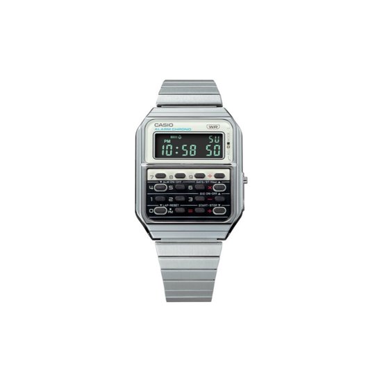 Casio Casio Collection Vintage CA-500WE-7BEF Horloge - Staal - Zilverkleurig - Ø 38 mm
